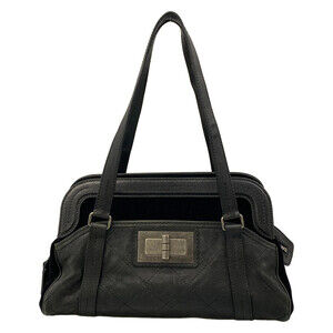 Chanel Matelasse/2.55 Black Calfskin #349927C16B